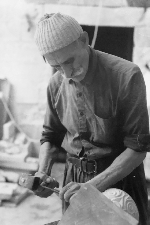 Courtesy of Riwaq Palestinian stonemason at work Stone Men The Palestinians - photo 2