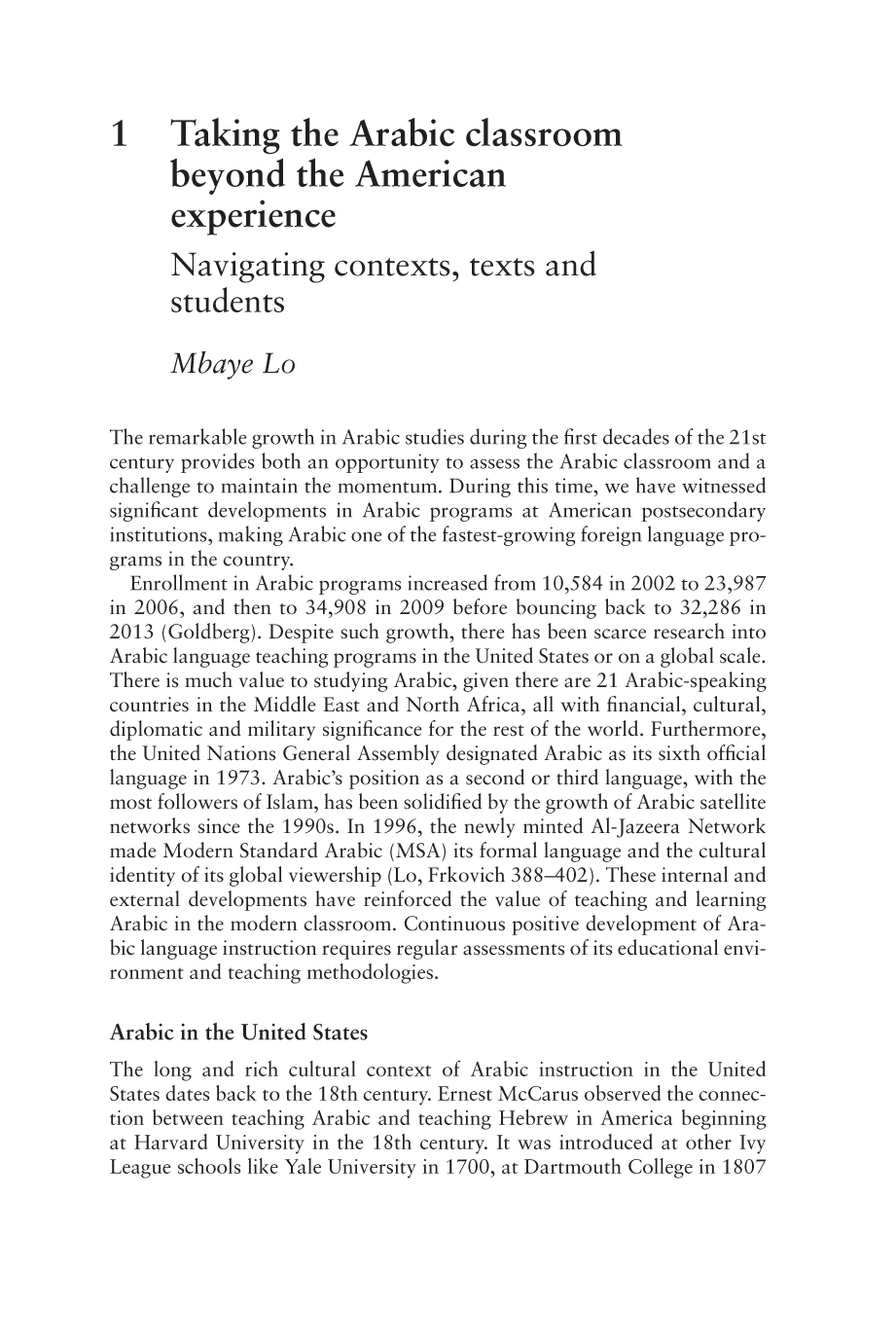 The Arabic Classroom Context Text and Learners - photo 30