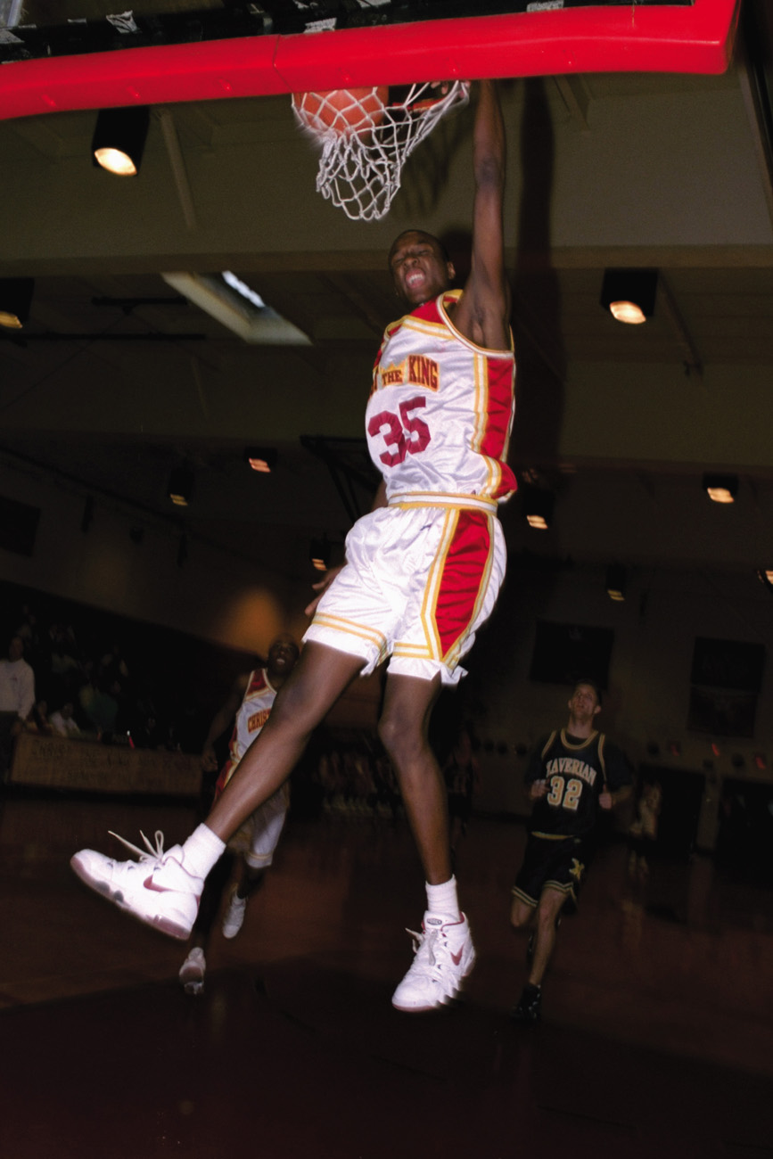 Here I am dunking in high school Love those old Nikes Im wearing New York - photo 6