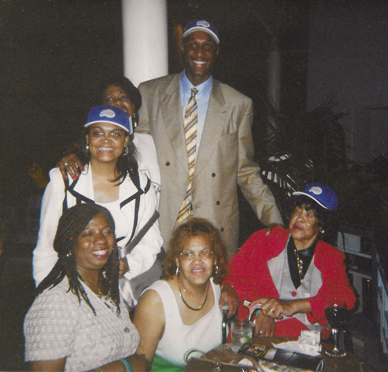 Draft night with the family Thats Grandma Mildred in the red sweater - photo 13