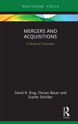 David R King - Mergers and Acquisitions: A Research Overview
