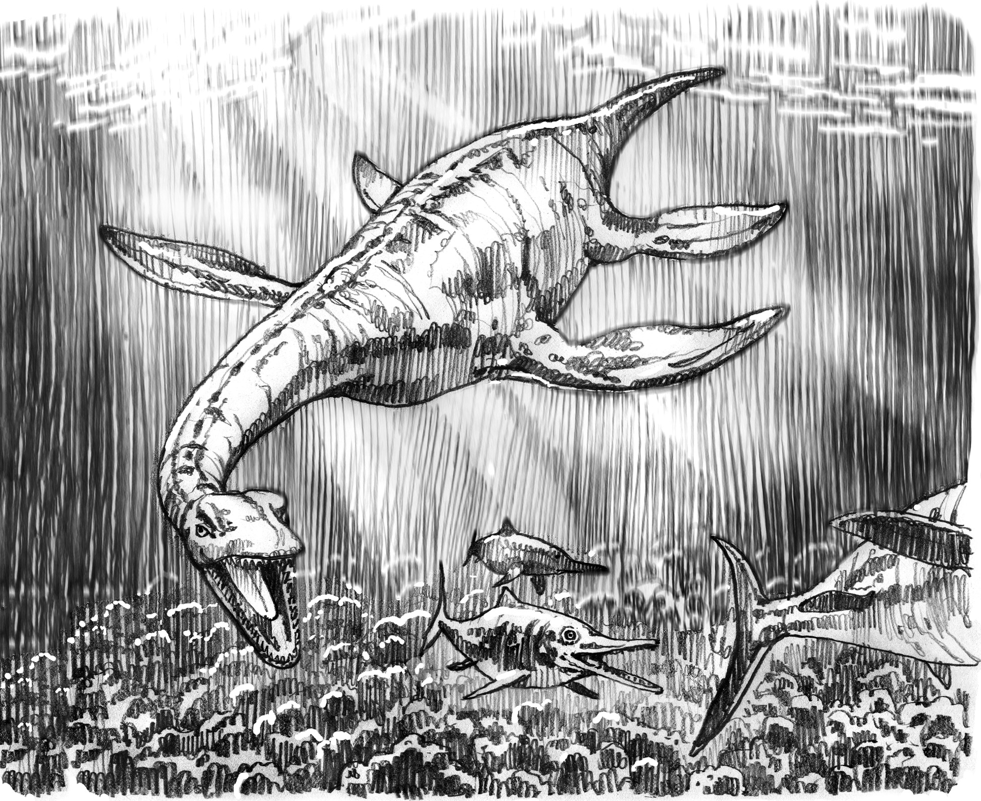 Plesiosaur Reptiles also dominated the land at that time There were none of - photo 13