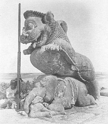 The triumph of Brahmanism the lion over Buddhism the elephant as - photo 3