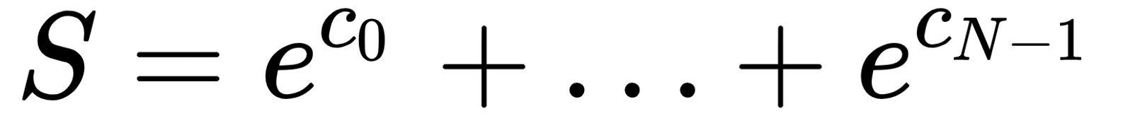 and then calculate the exponential of each number divided by this sum to - photo 1