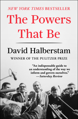David Halberstam The Powers That Be