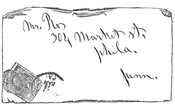 The first ransom envelope First page of Pinkerton pamphlet sent to police - photo 4