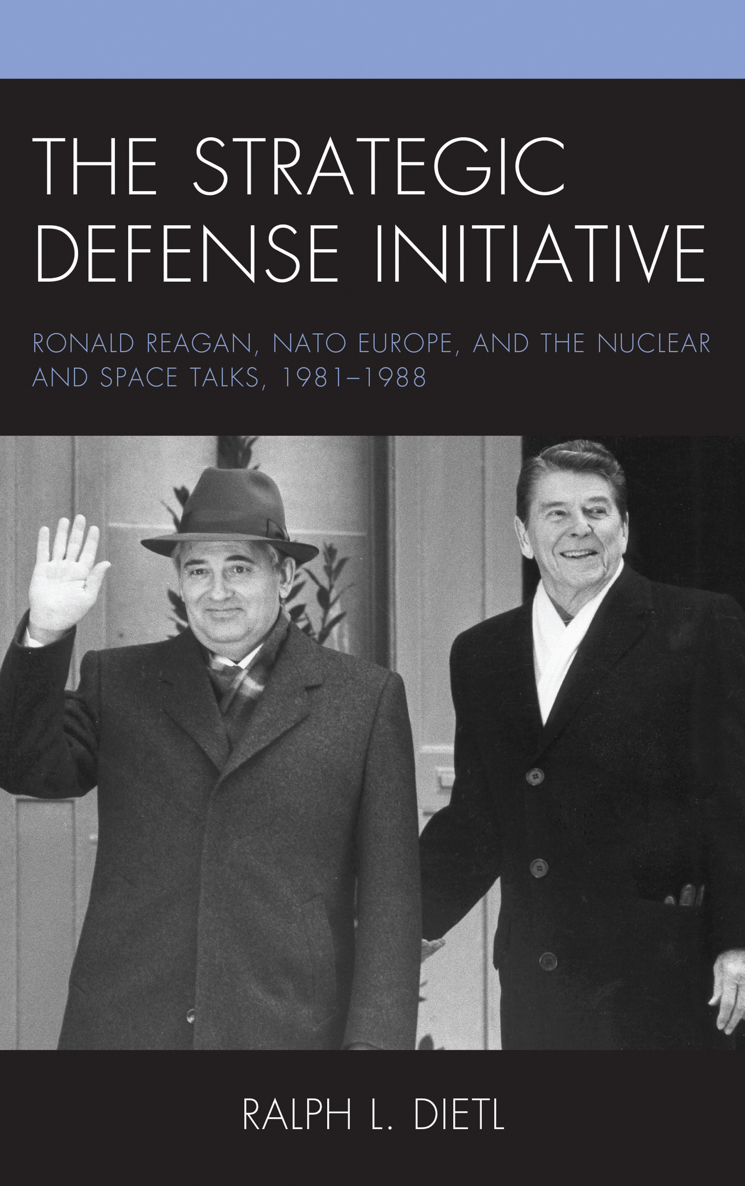 The Strategic Defense Initiative The Strategic Defense Initiative Ronald - photo 1