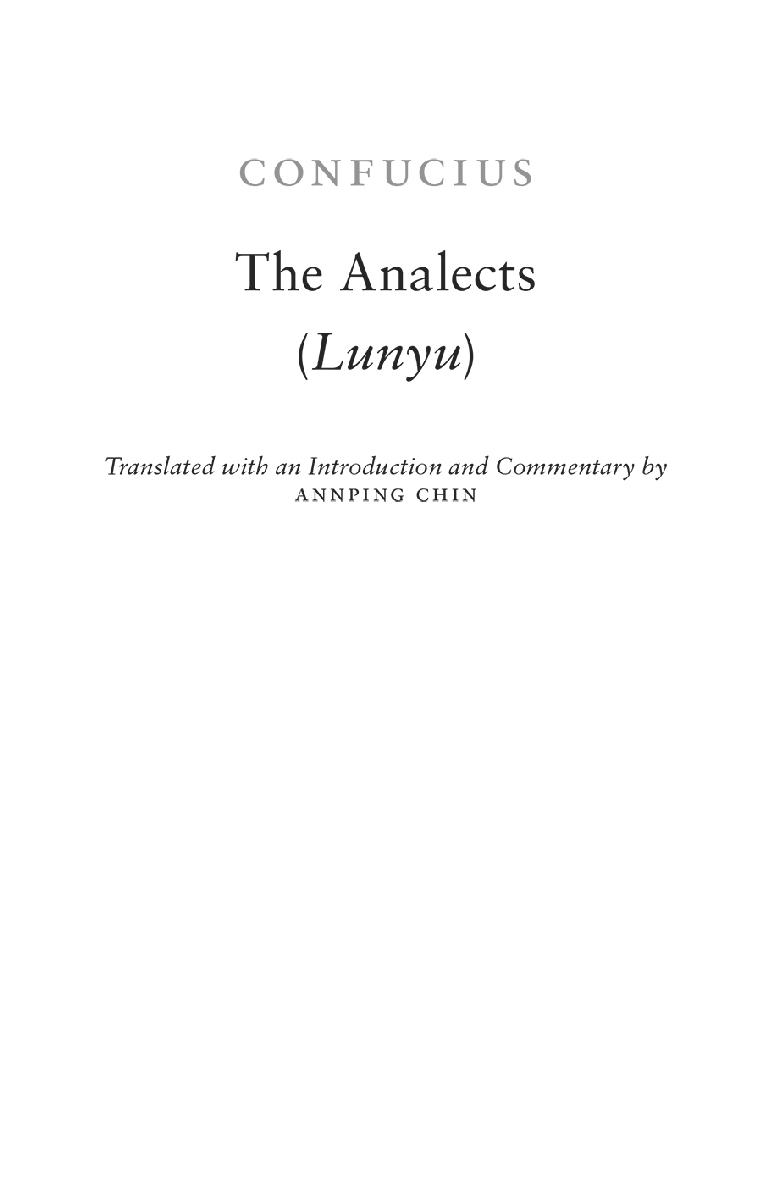 The Analects Penguin Classics - image 2