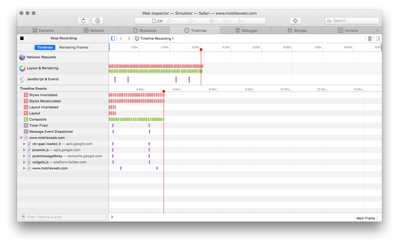 Figure 1-3 The Web Inspector on Safari 9 looks like this when connected to a - photo 4