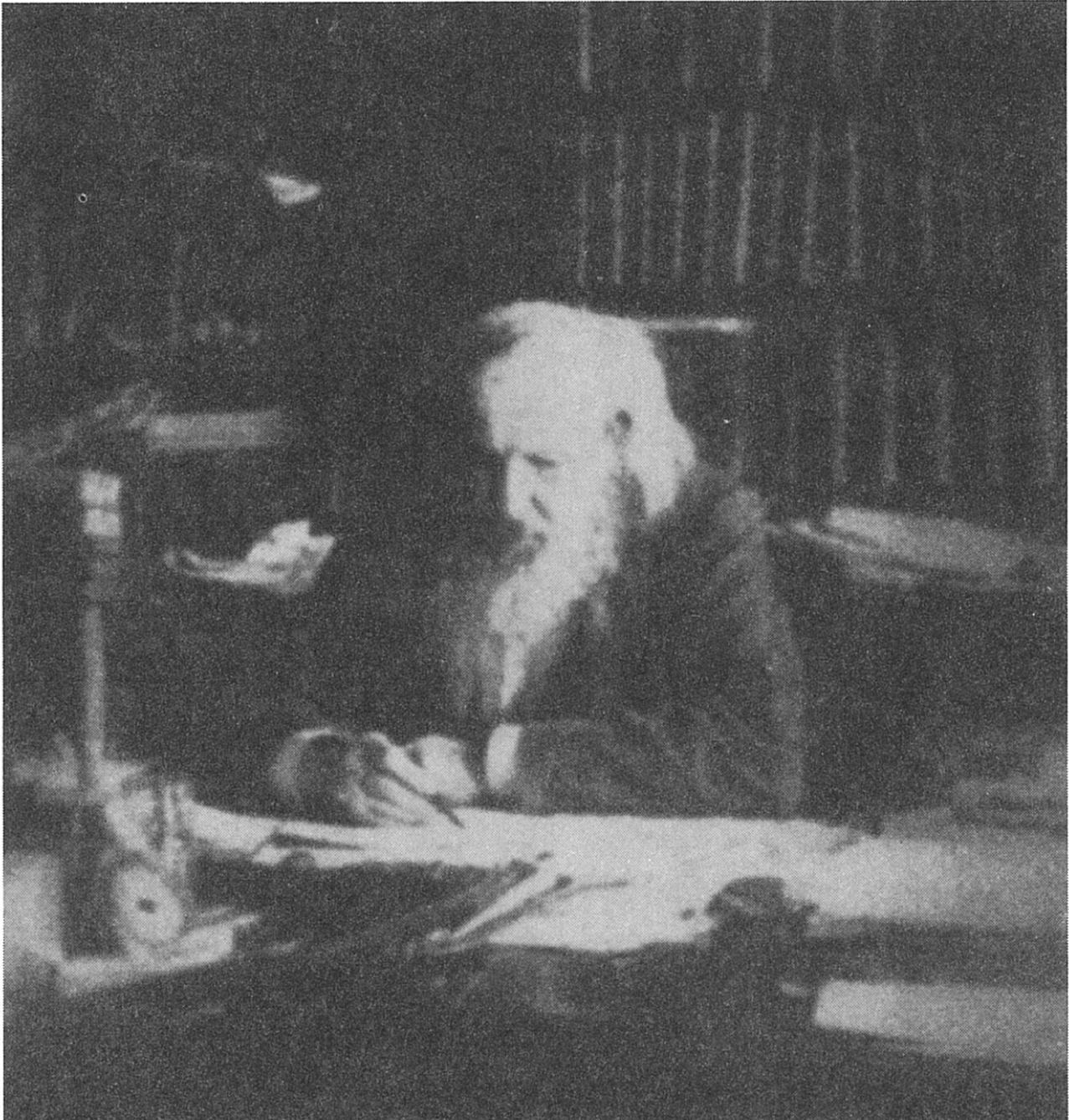 Mendeleyev at his desk At Mendeleyevs back there is a bookcase containing - photo 3