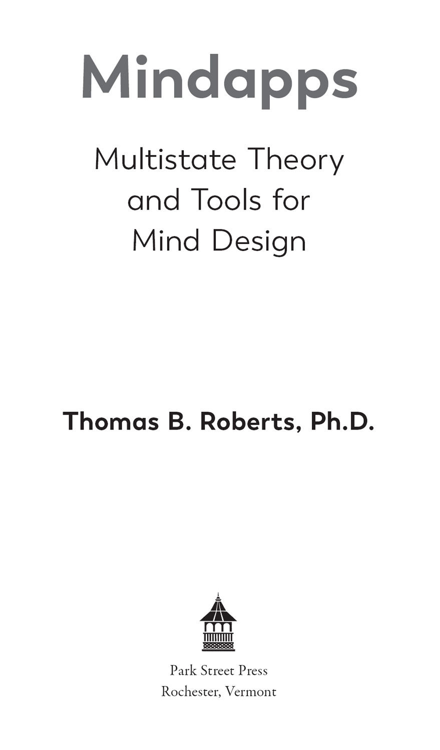 Mindapps Multistate Theory and Tools for Mind Design - image 2