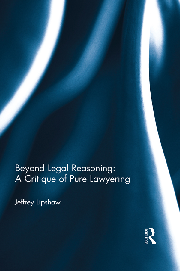 Jeffrey Lipshaw combines acute legal and philosophical analysis with prodigious - photo 1