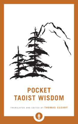 Thomas Cleary Pocket Taoist Wisdom (Shambhala Pocket Library)