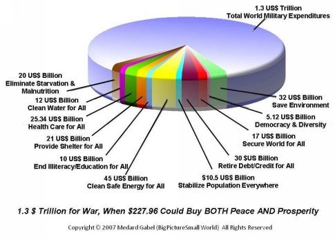 Figure 1 Relative Costs of War versus Costs of SDGs - Plenty of Money - photo 1