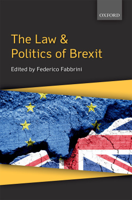 Federico Fabbrini - The Law & Politics of Brexit