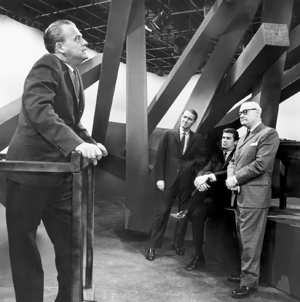 Trial scene in A War for Survival Jack Saywell is third from right CBC Still - photo 4