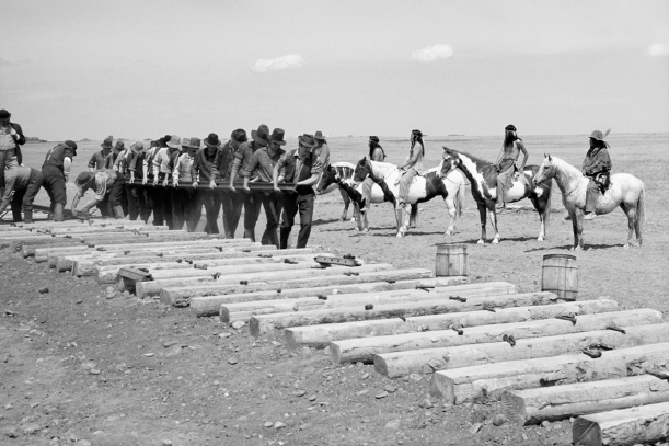 A scene from The National Dream CBC Still Photo Collection John Colicos - photo 10