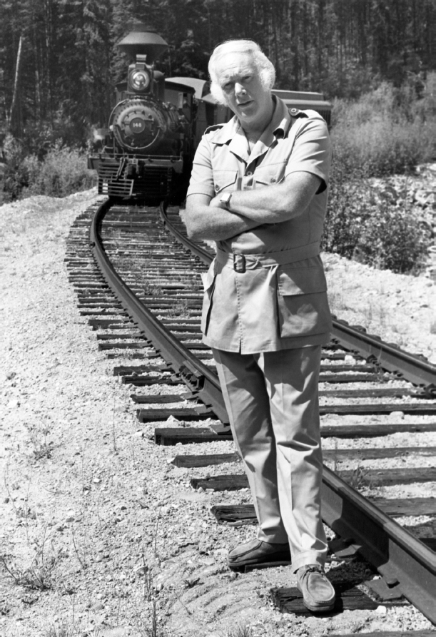 Pierre Berton in a publicity photograph for The National Dream CBC Still Photo - photo 8