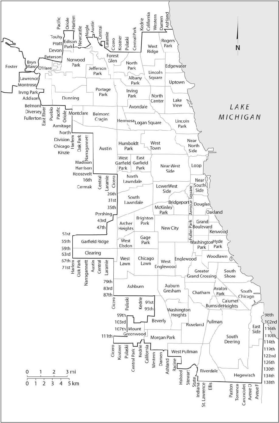 MAP 1 Chicagos community areas All maps by Bill Nelson Chicago on the Make - photo 1