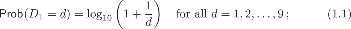 here D1 denotes the first significant decimal digit eg Hence the two - photo 2