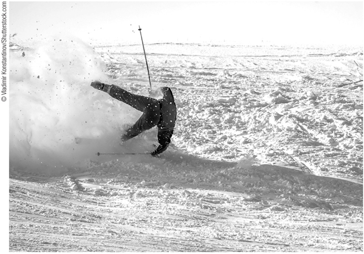 A man falling on his arse skiing However if for some reason reading quietly - photo 4