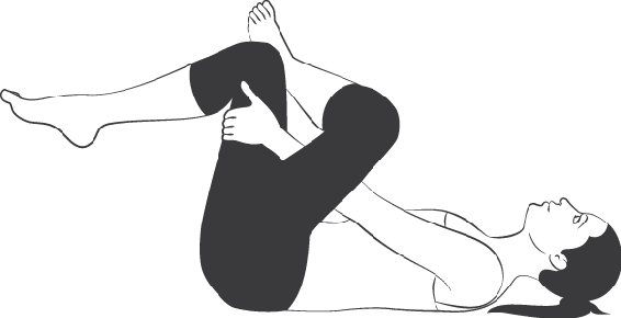 To stretch the piriformis start by lying faceup on the floor with your knees - photo 4