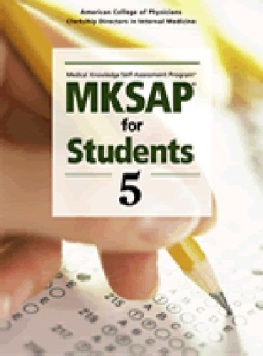 American College of Physicians - MKSAP for Students 5