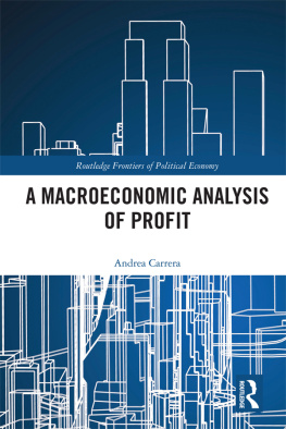 Carrera A macroeconomic analysis of profit