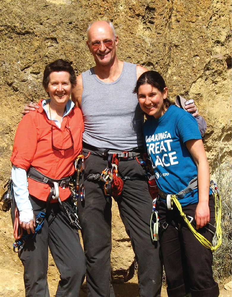 Dierdre Stasia and Dierdres climbing mentor Mark Cicak at Smith Rock Oregon - photo 11