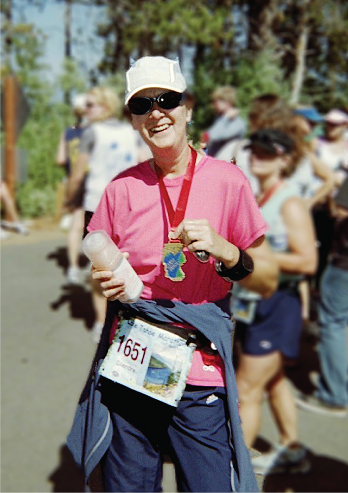 Feeling pretty good at the end of the Lake Tahoe Half Marathon El Capitan - photo 12