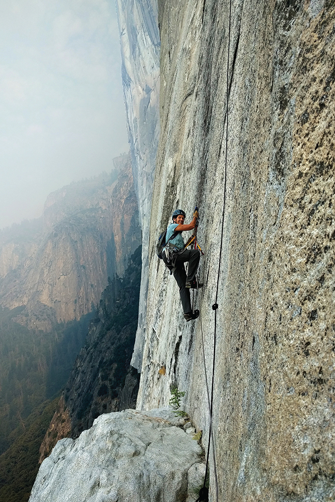 Practicing on the Heart lines on El Capitan Photo by Karalyn Aronow - photo 14