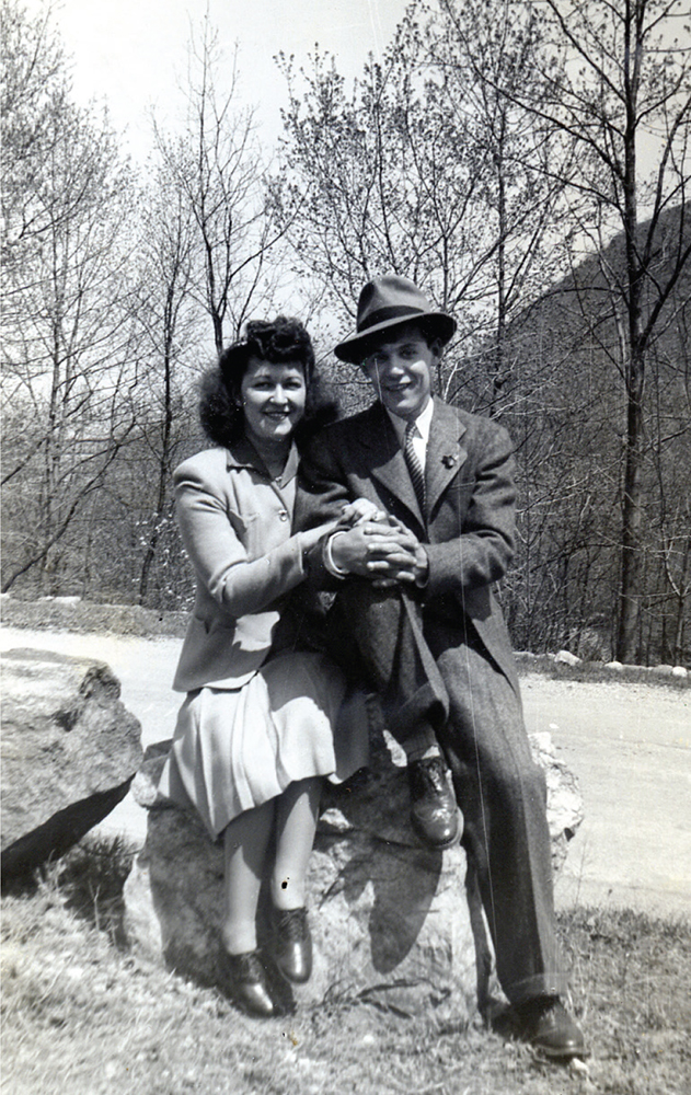 Dierdres parents when they were courting shortly before World War II - photo 3