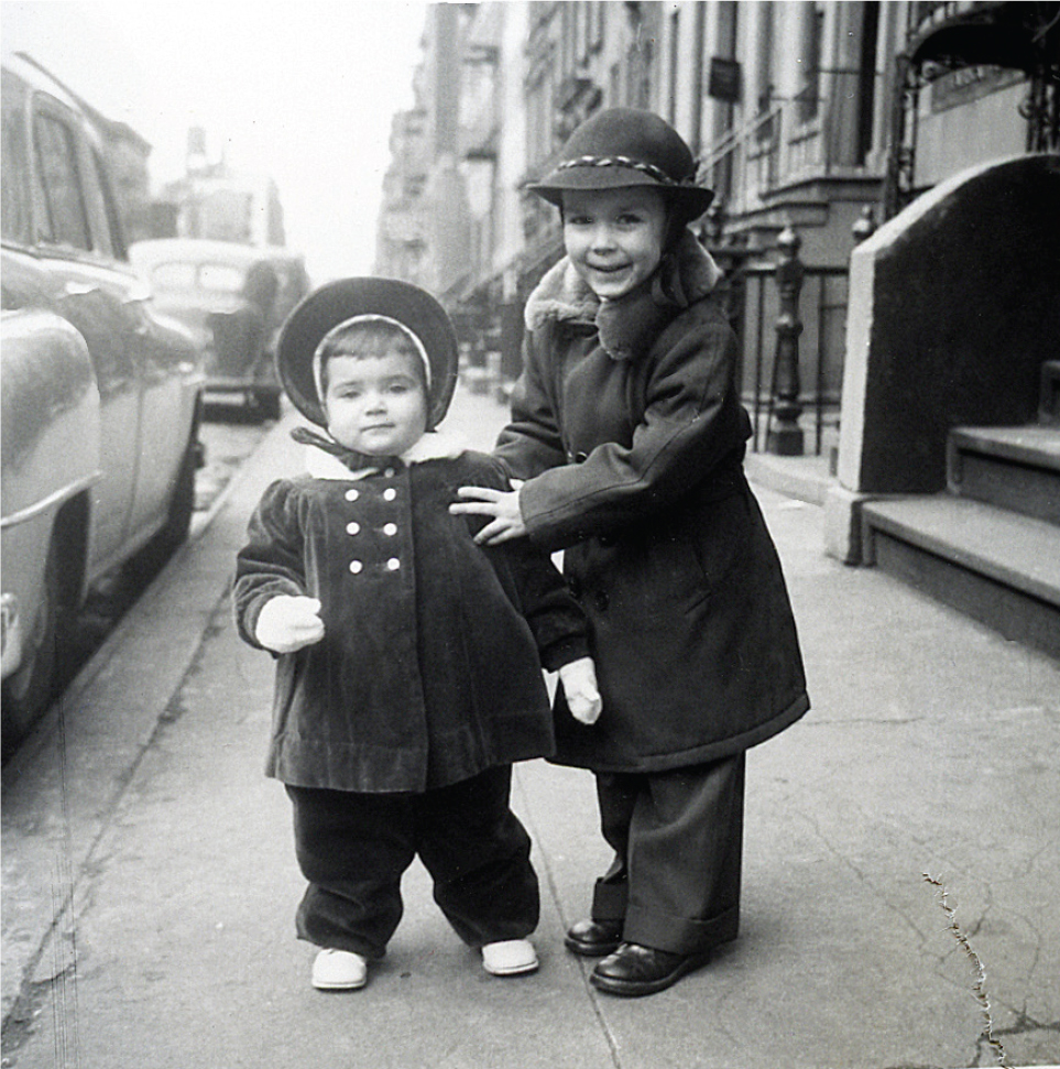 Dierdre and her brother John in front of the familys Manhattan brownstone - photo 4