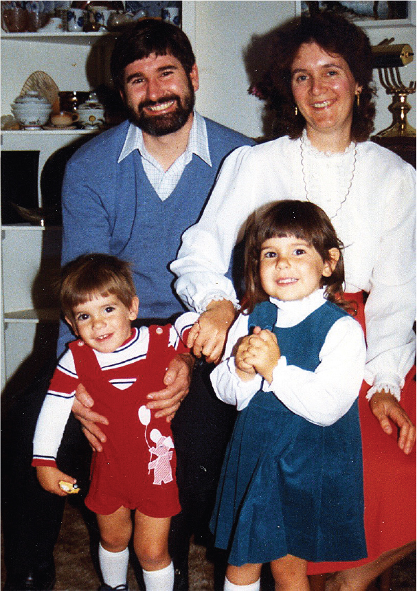 Christmas family portrait 1986 Charlie Dierdre Stasia and Alex Alexs - photo 6