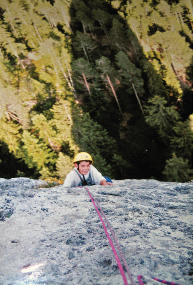 Alexs first outdoor climbat age eleven the Savoy Alps France Photo by - photo 7