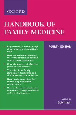 Bob Mash - Handbook of Family Medicine