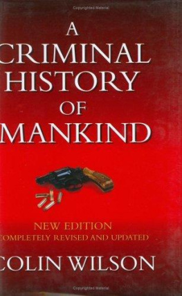 Colin Wilson Criminal History of Mankind