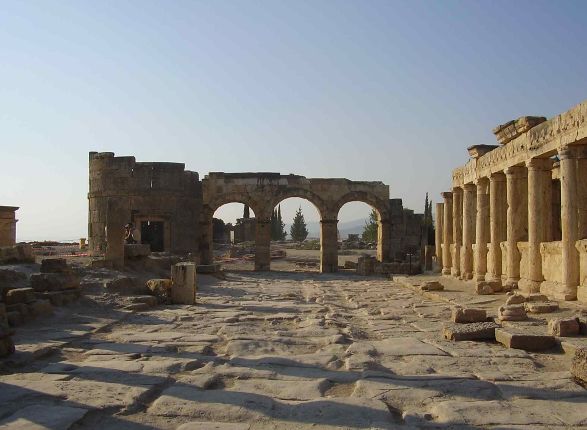 Ruins at Hierapolis Phrygia south-western Anatolia close to modern Pamukkale - photo 13