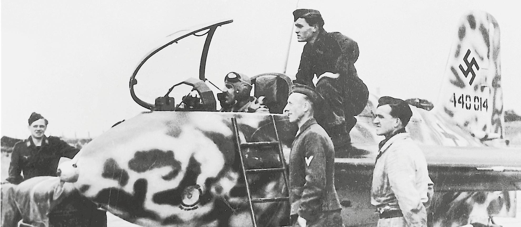 Veteran fighter pilot Hauptmann Otto Bhner Staffelkapitn of 2JG 400 - photo 1