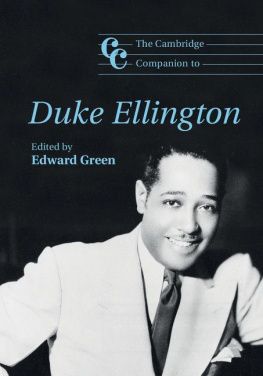 Edward Green The Cambridge Companion to Duke Ellington