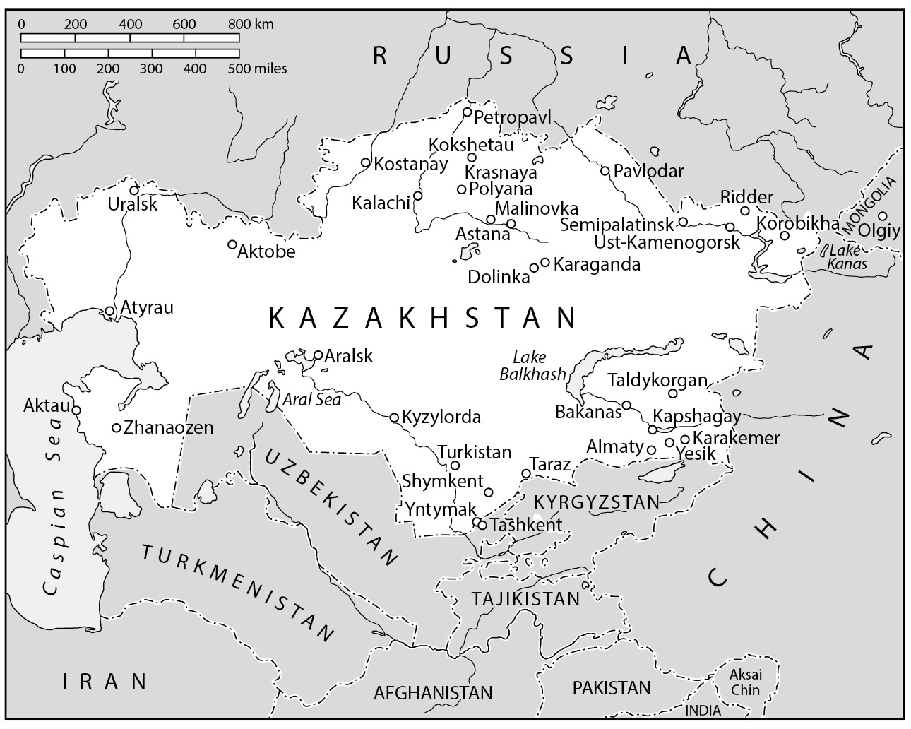 Kazakhstan historical timeline 1465 Kazakh Khanate founded 1584 Cossacks - photo 4