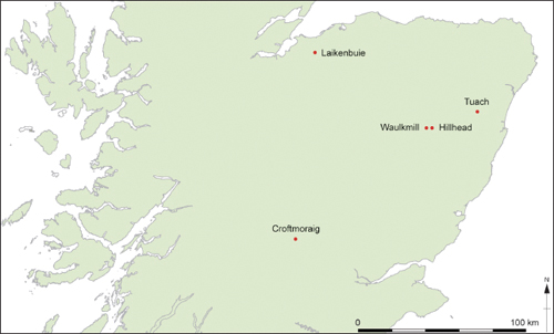 Figure 01 Locations of the five excavations published in this study concerns - photo 4