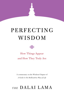 Dalai Lama - Perfecting Wisdom: How Things Appear and How They Truly Are