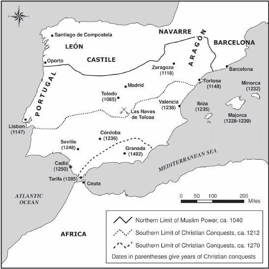 Map 5 Progress of the Reconquista in Iberia Map 6 The Mediterranean Region - photo 8