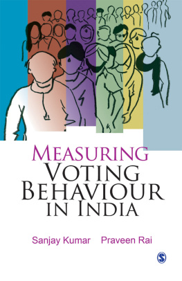 Sanjay Kumar - Measuring Voting Behaviour in India