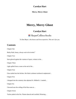 Carolyn Hart - Merry, Merry Ghost