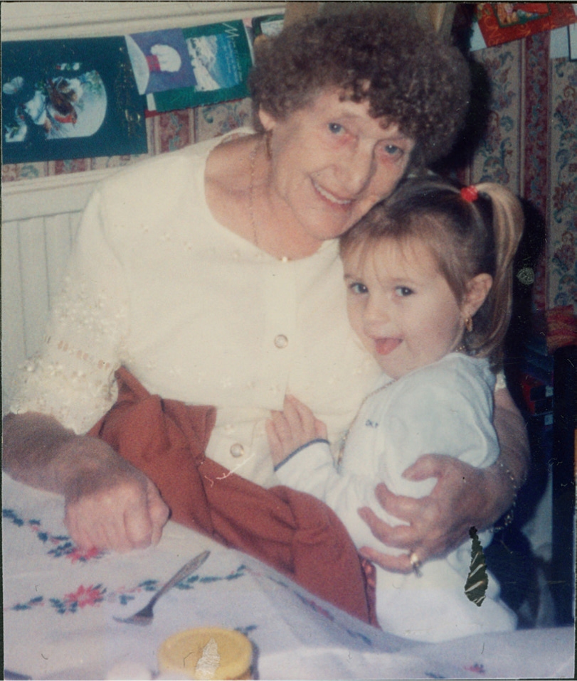 With my great-nanny Julie who I locked in the toilet every Sunday My face - photo 4