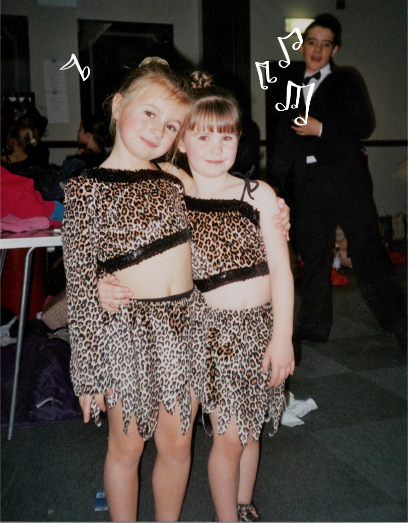 Backstage at one of my early performances Check out the leopard printProudly - photo 9