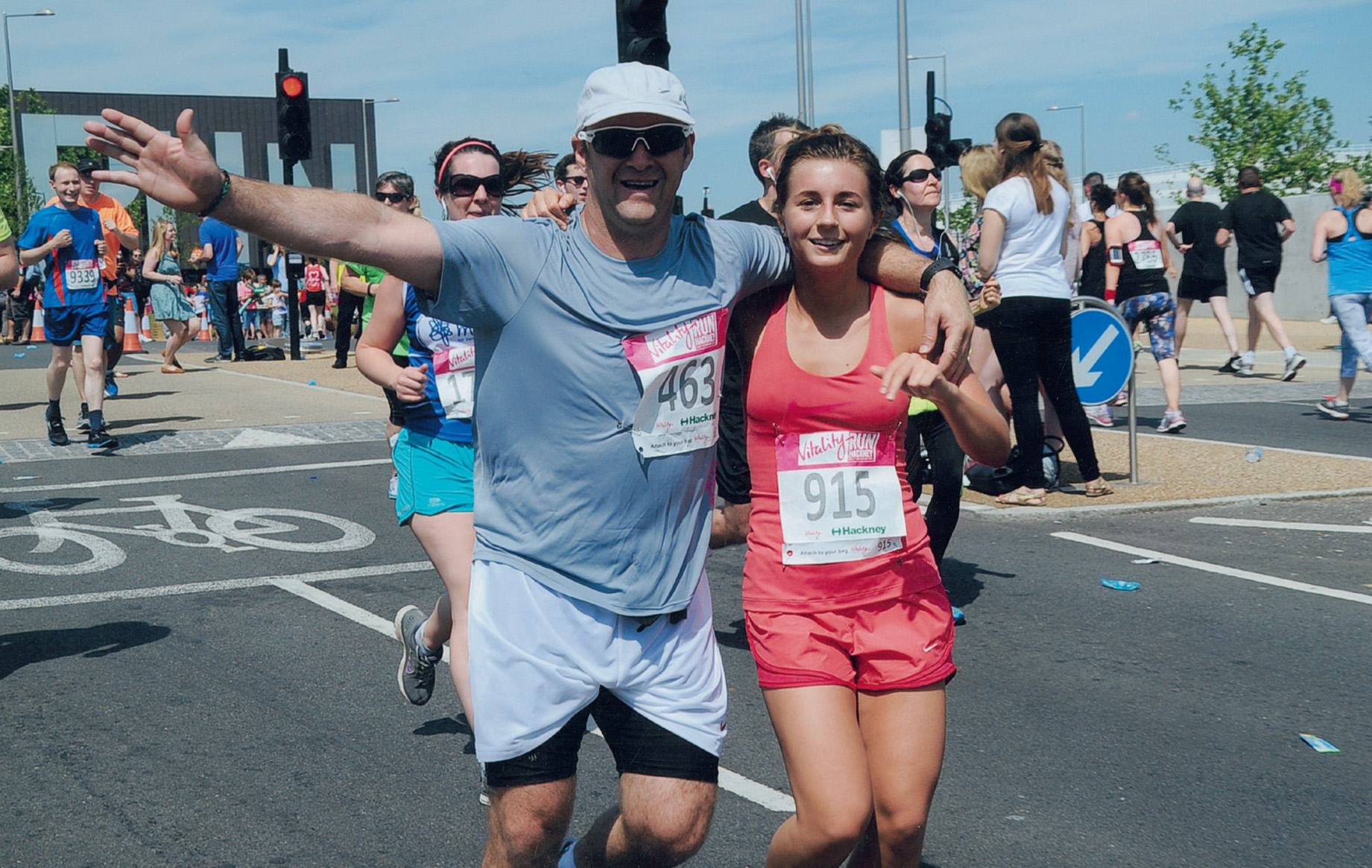 Proud moment completing a half-marathon with my Uncle ToloFeeling all - photo 17