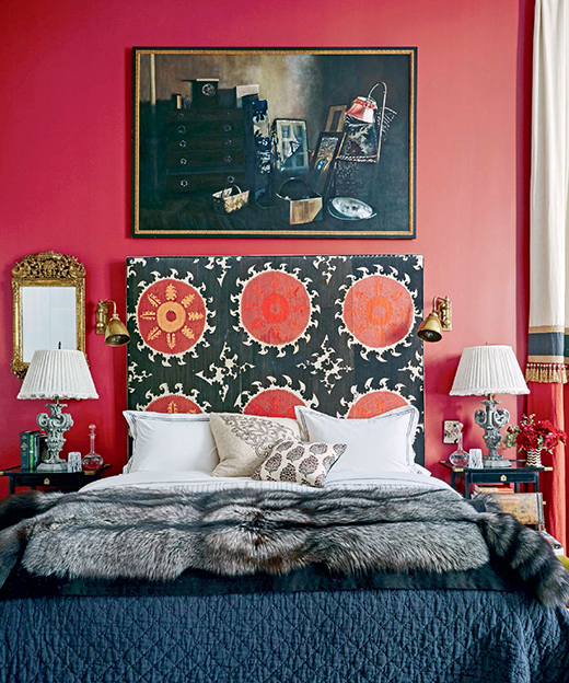 A headboard made from a vintage suzani helps turn this SoHo aerie by Katie - photo 6